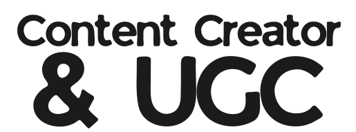 content creator and UGC icon